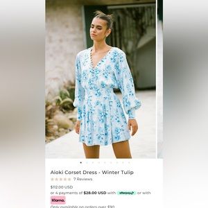 Sabo Skirt Aioki Corset Dress never worn